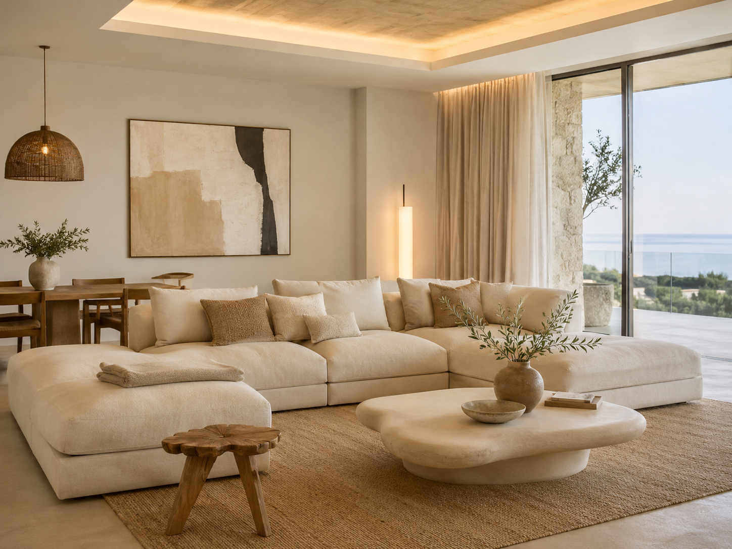 Proyecto de salón diseñado por Virgo Interiorismo
