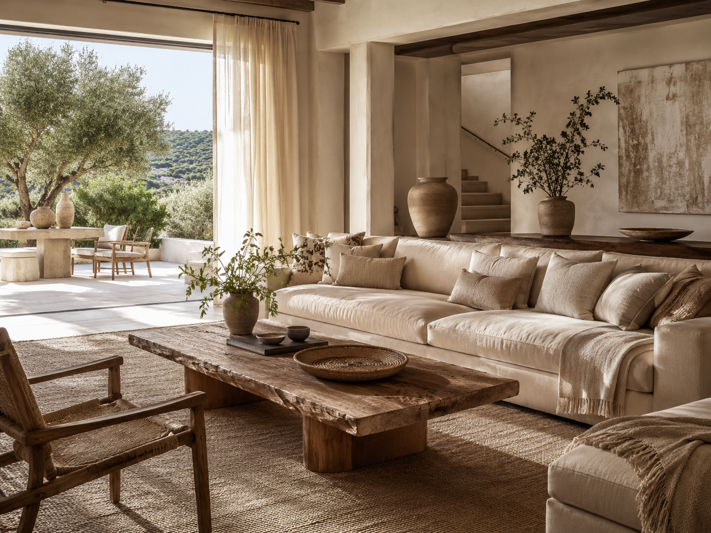 Salón elegante diseñado por Virgo Interiorismo