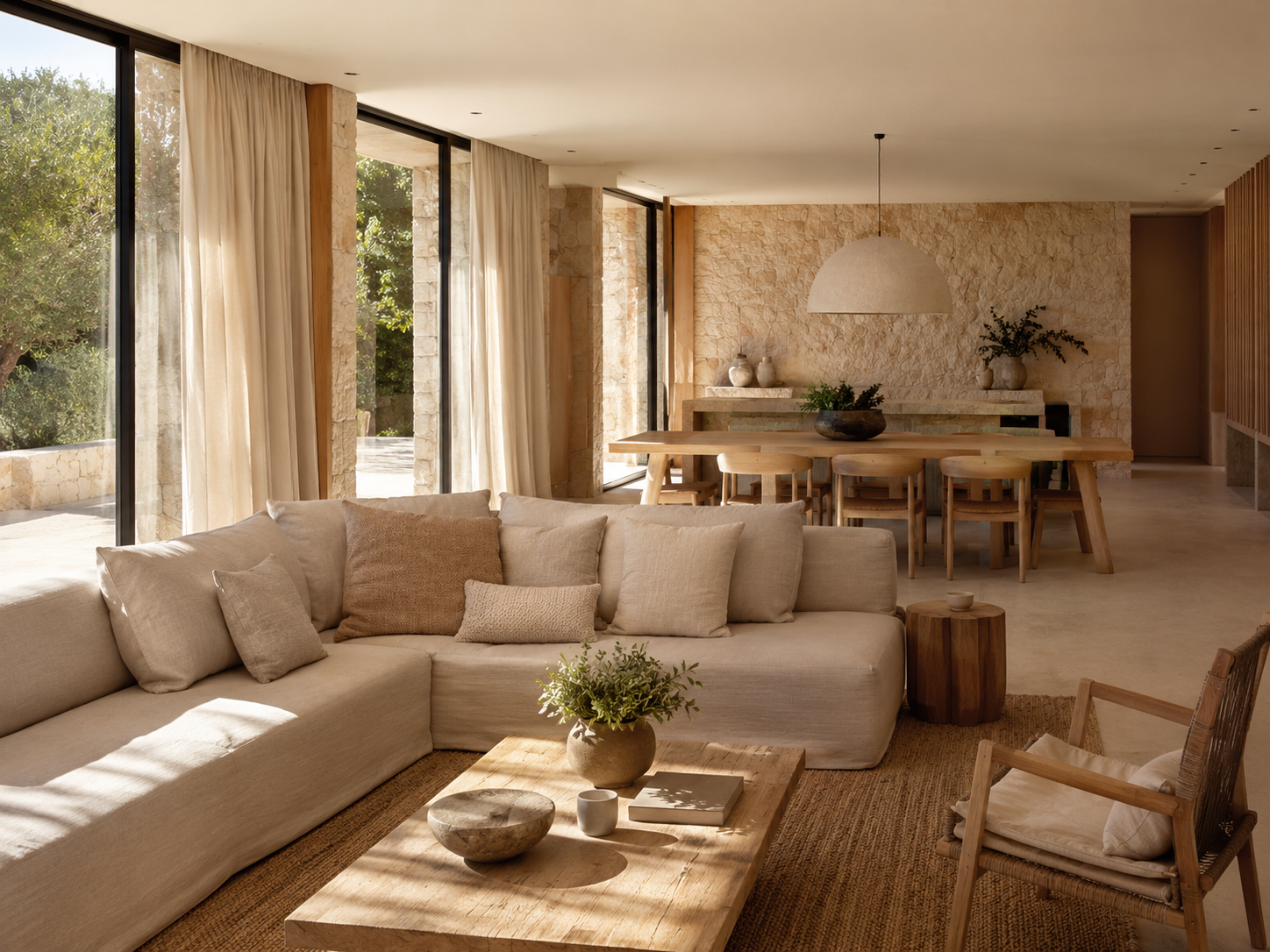 Interior elegante diseñado por Virgo Interiorismo