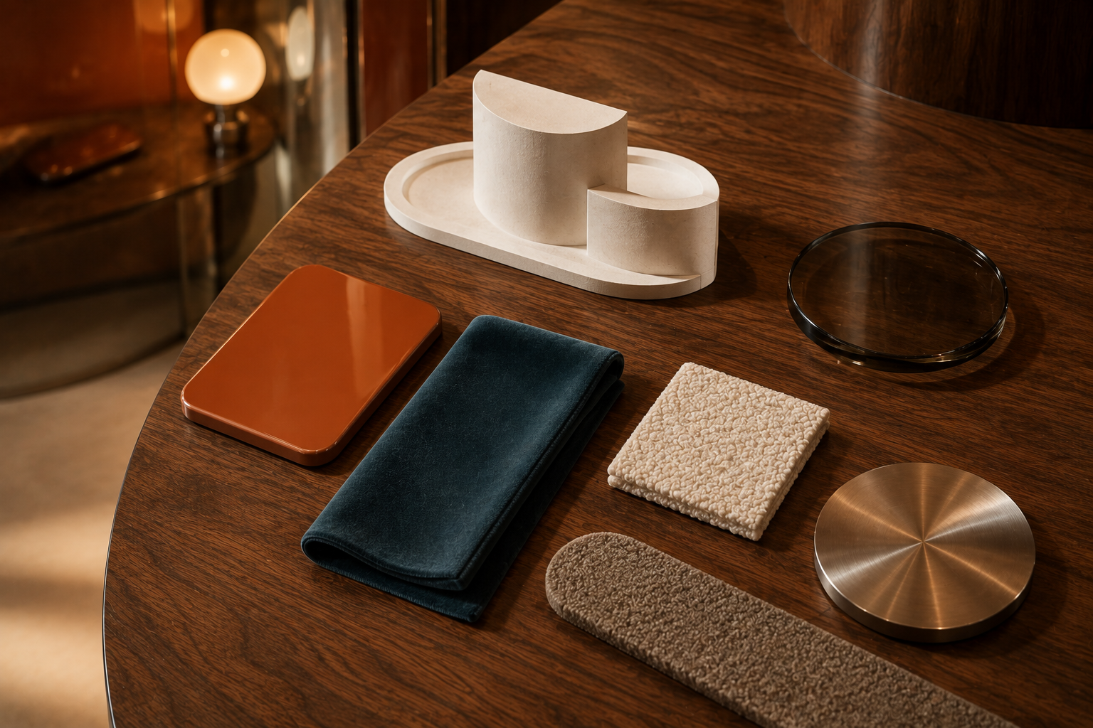 Composición de materiales del proyecto Concepto Visual 3D